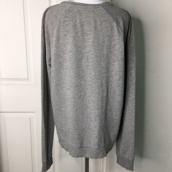 Zadig & Voltaire Women’s James Print Rock Gray Sweatshirt Top Crewneck Medium - Picture 9 of 15